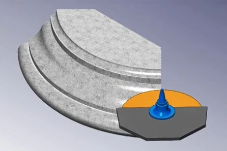 45 Disk shaping b 45 Disk shaping b